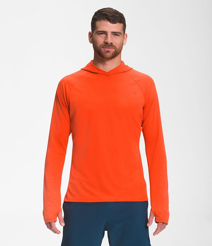The North Face Hoodie Wander Sun Orange - Mens - Thailand TNQBO-8397